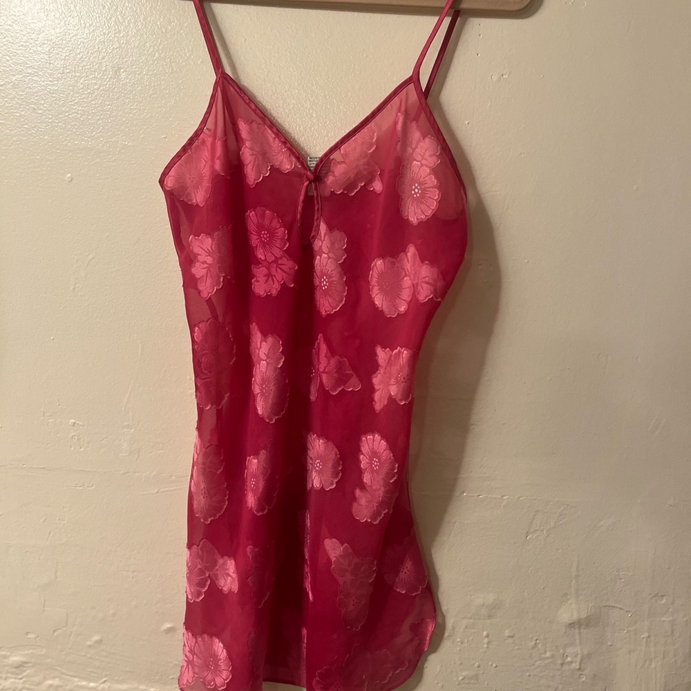 Morgan Taylor Pink Floral Slip Dress